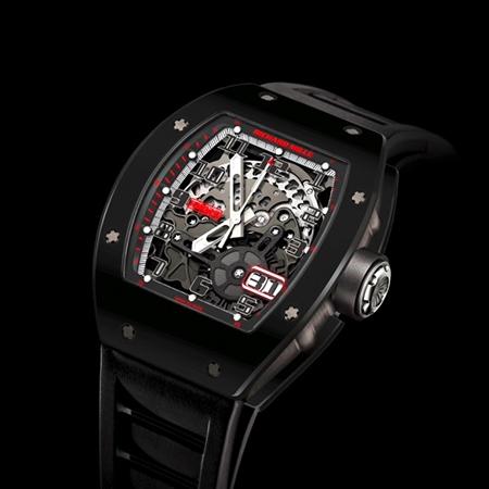 Richard Mille RM 029 JAPAN RED All Black Watch Replica